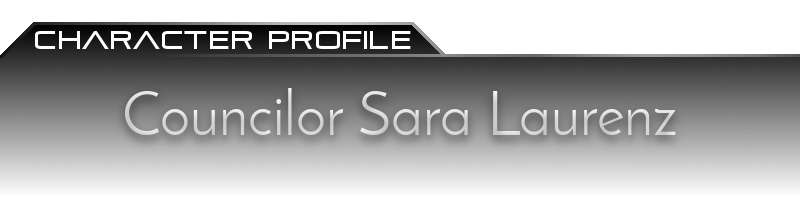 Character Profile - Councilor Sara Laurenz